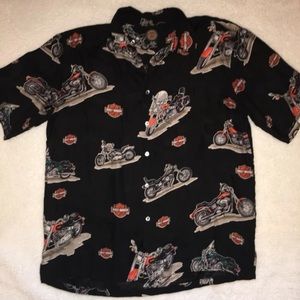 Harley Davidson button down xl